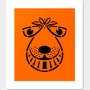 Space Hopper - Orange Posters and Art